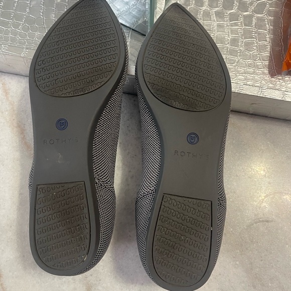 Rothy's The Point Flat-Gray - Picture 12 of 12